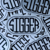 Sigger monogram sticker