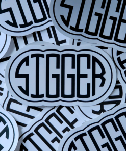 Sigger monogram sticker